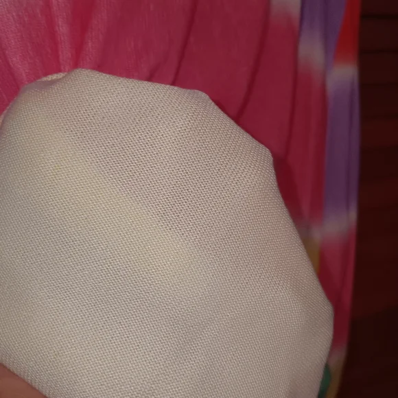 Colorful Striped V-Neck Women's Top Honey Me Curvy 3xl - Picture 4 of 8